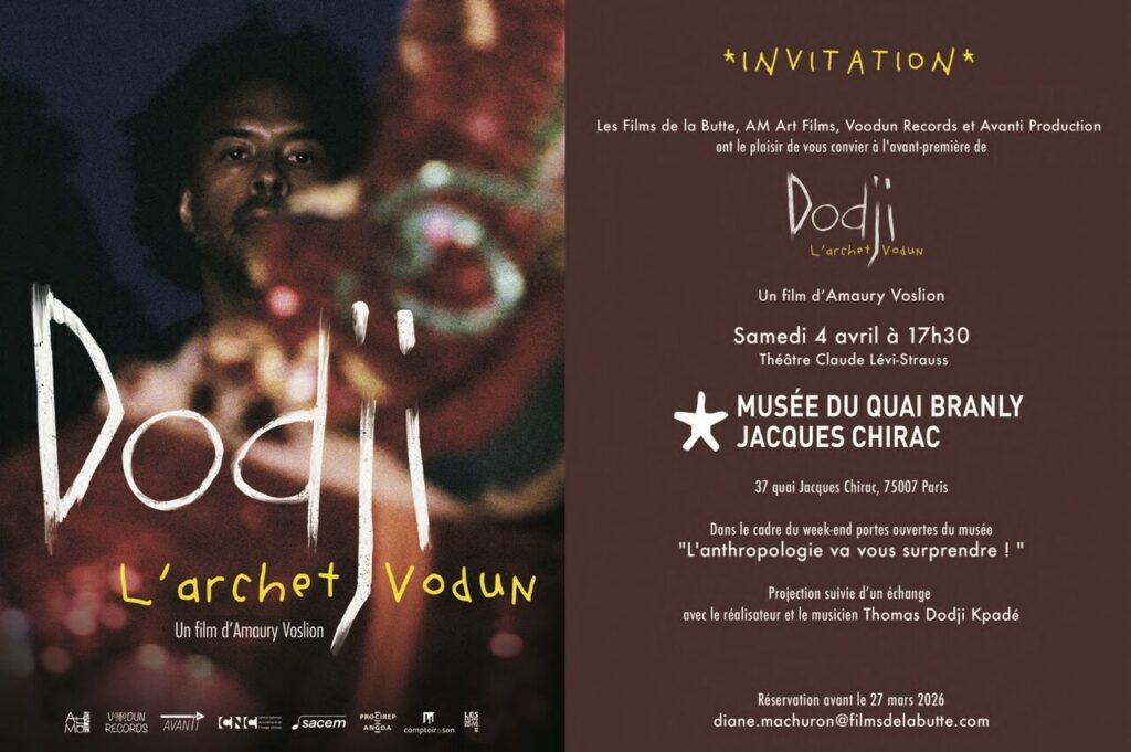 Au quai Branly, une avant-première habitée : Dodji, l’archet Vodun